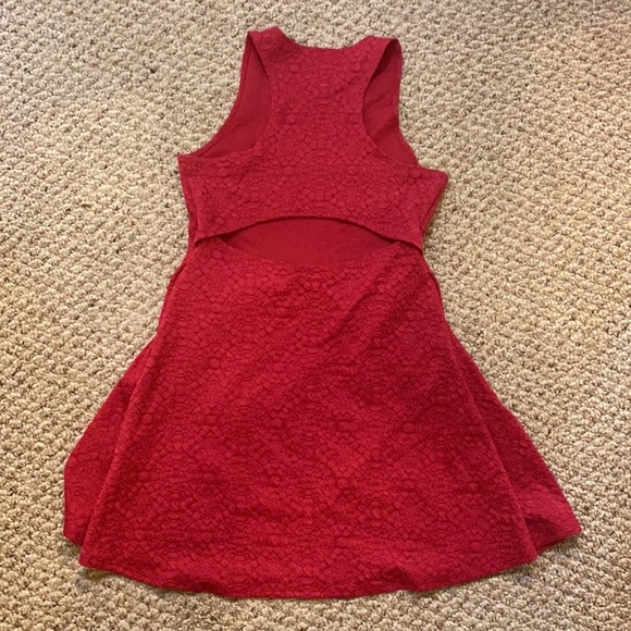 SO Textured Pink Skater Dress - Picture 5 of 5